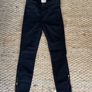 L’AGENCE black skinny denim